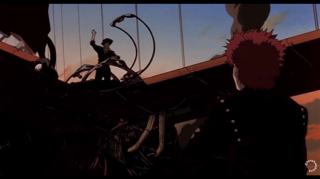 Cowboy Bebop Knockin' on Heaven's Door  - dogfight